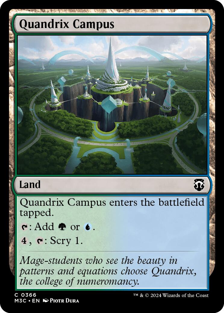 Quandrix Campus [Modern Horizons 3 Commander] | Dragon's Lair Comics and Fantasy Houston TX