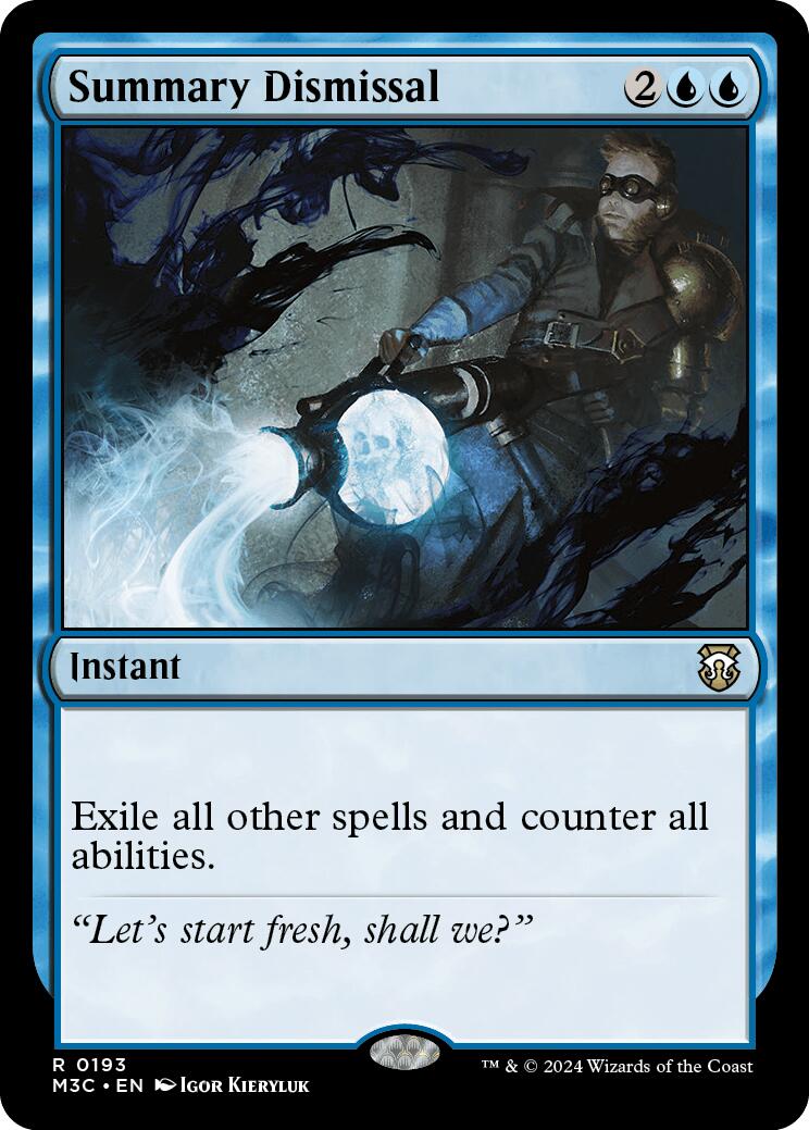Summary Dismissal [Modern Horizons 3 Commander] | Dragon's Lair Comics and Fantasy Houston TX