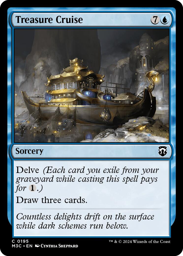 Treasure Cruise [Modern Horizons 3 Commander] | Dragon's Lair Comics and Fantasy Houston TX
