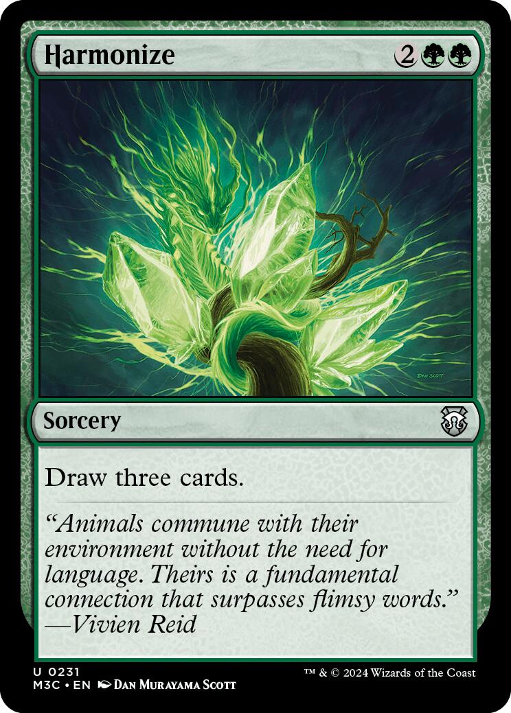 Harmonize [Modern Horizons 3 Commander] | Dragon's Lair Comics and Fantasy Houston TX