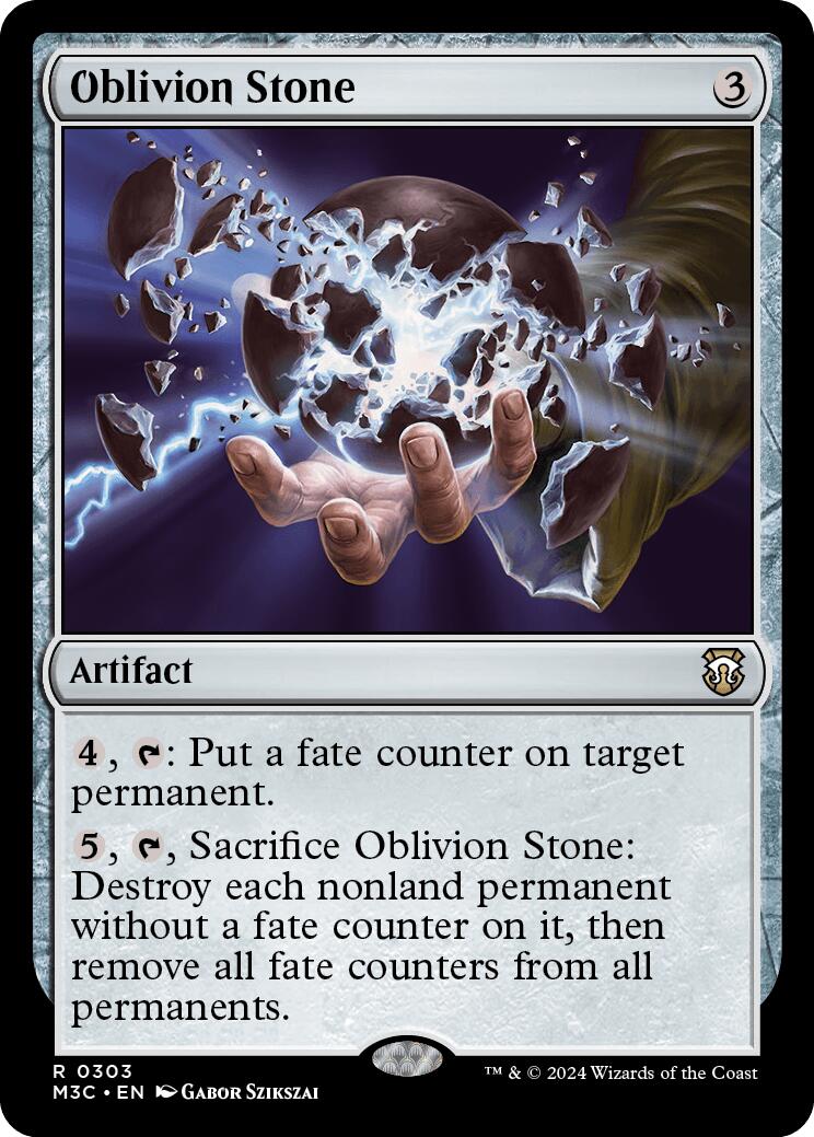 Oblivion Stone [Modern Horizons 3 Commander] | Dragon's Lair Comics and Fantasy Houston TX