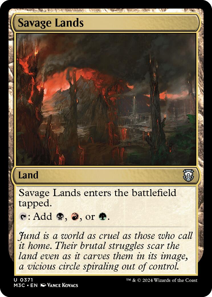 Savage Lands [Modern Horizons 3 Commander] | Dragon's Lair Comics and Fantasy Houston TX