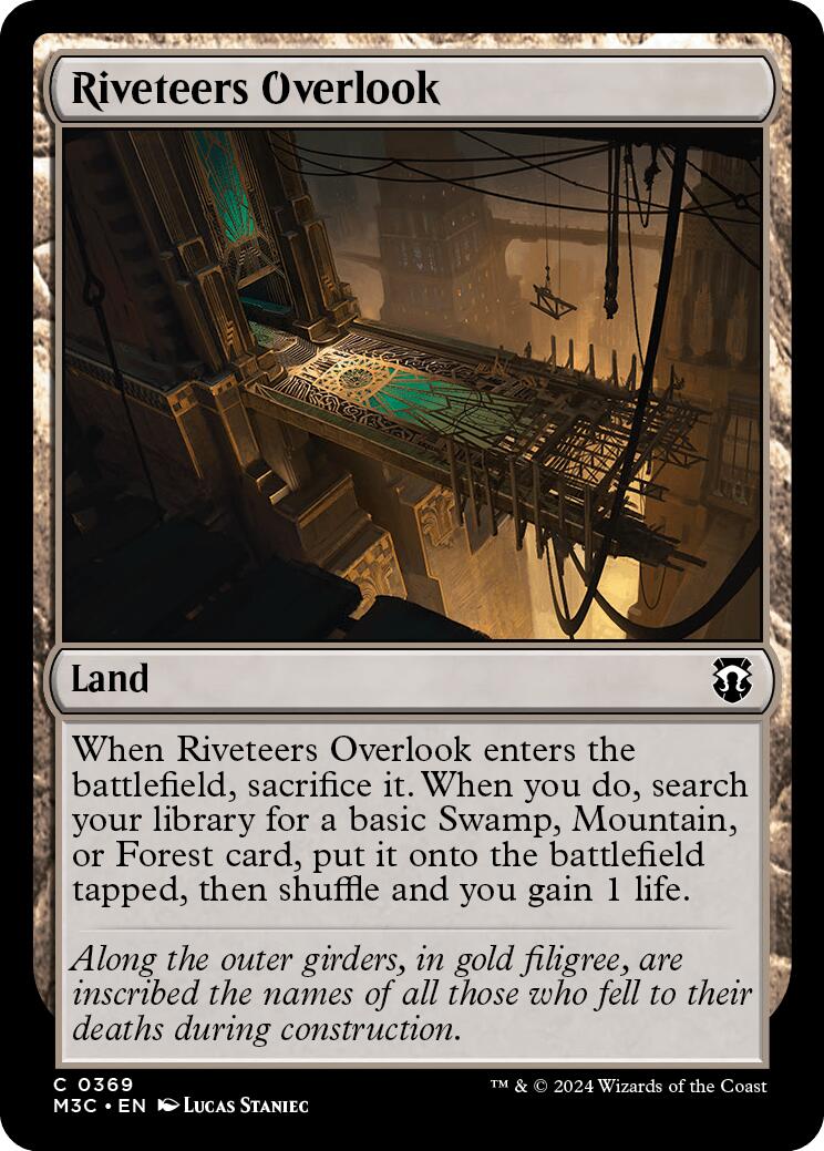 Riveteers Overlook [Modern Horizons 3 Commander] | Dragon's Lair Comics and Fantasy Houston TX