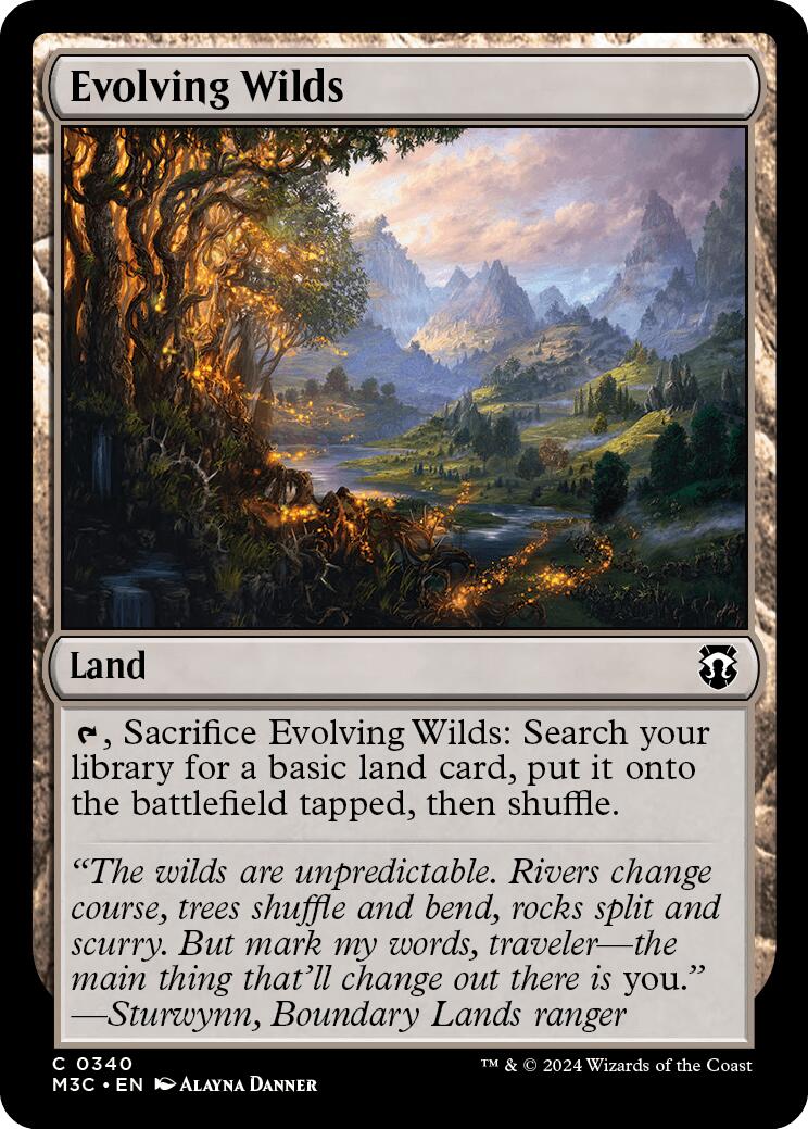 Evolving Wilds [Modern Horizons 3 Commander] | Dragon's Lair Comics and Fantasy Houston TX