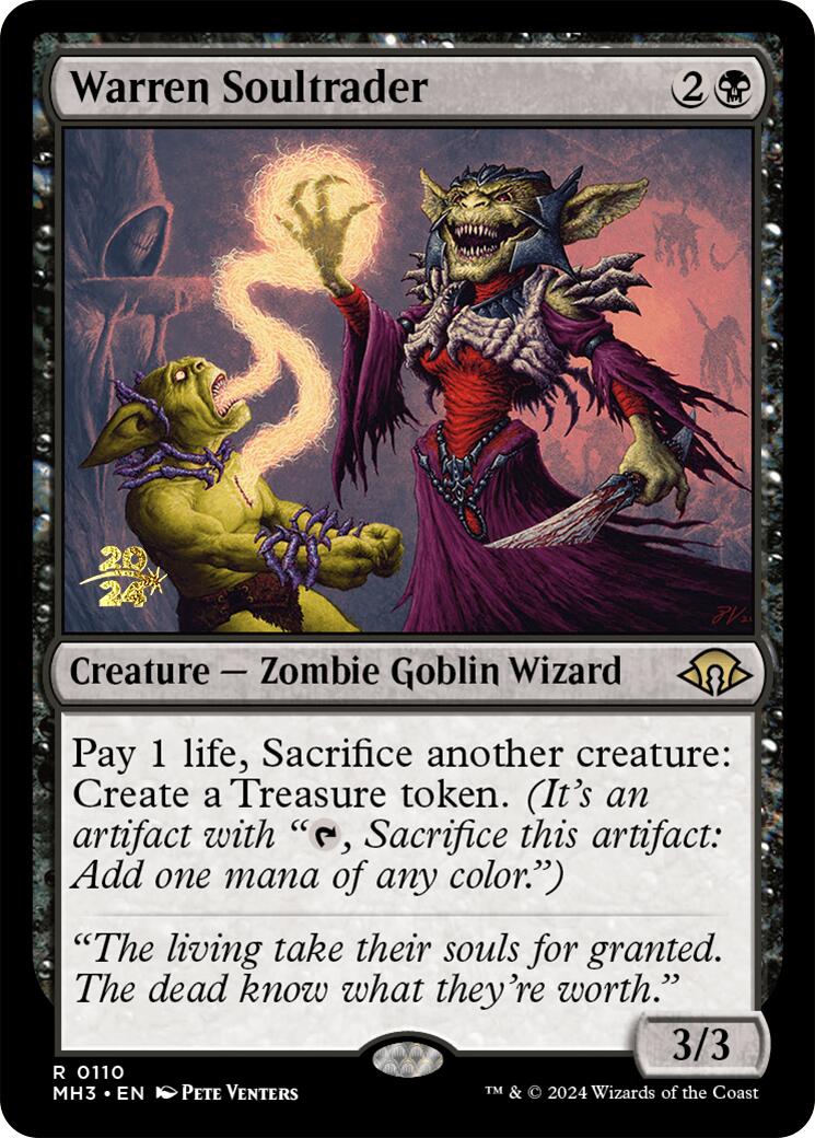 Warren Soultrader [Modern Horizons 3 Prerelease Promos] | Dragon's Lair Comics and Fantasy Houston TX