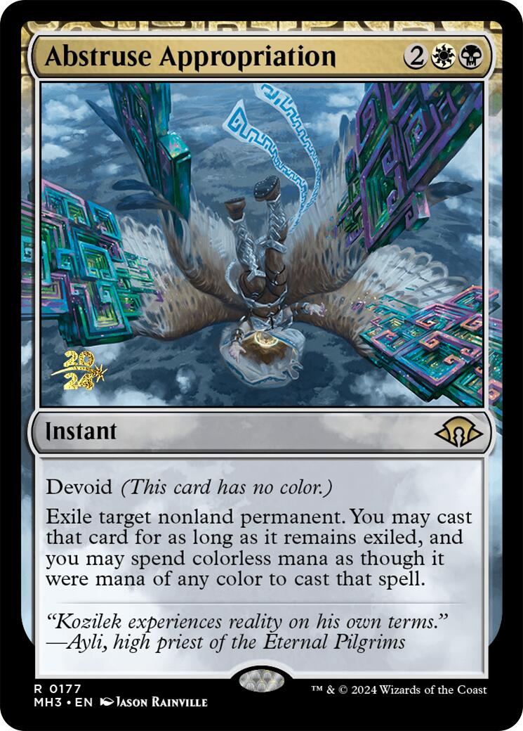 Abstruse Appropriation [Modern Horizons 3 Prerelease Promos] | Dragon's Lair Comics and Fantasy Houston TX