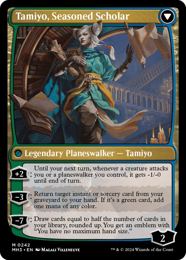 Tamiyo, Inquisitive Student [Modern Horizons 3 Prerelease Promos] | Dragon's Lair Comics and Fantasy Houston TX