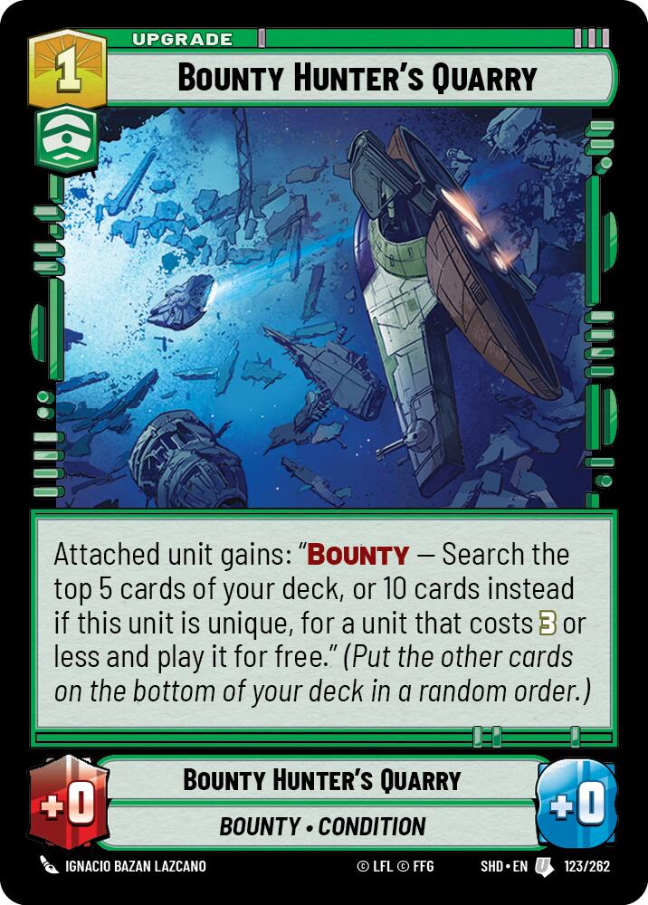 Bounty Hunter's Quarry (123/262) (123/262) [Shadows of the Galaxy] | Odin's Place