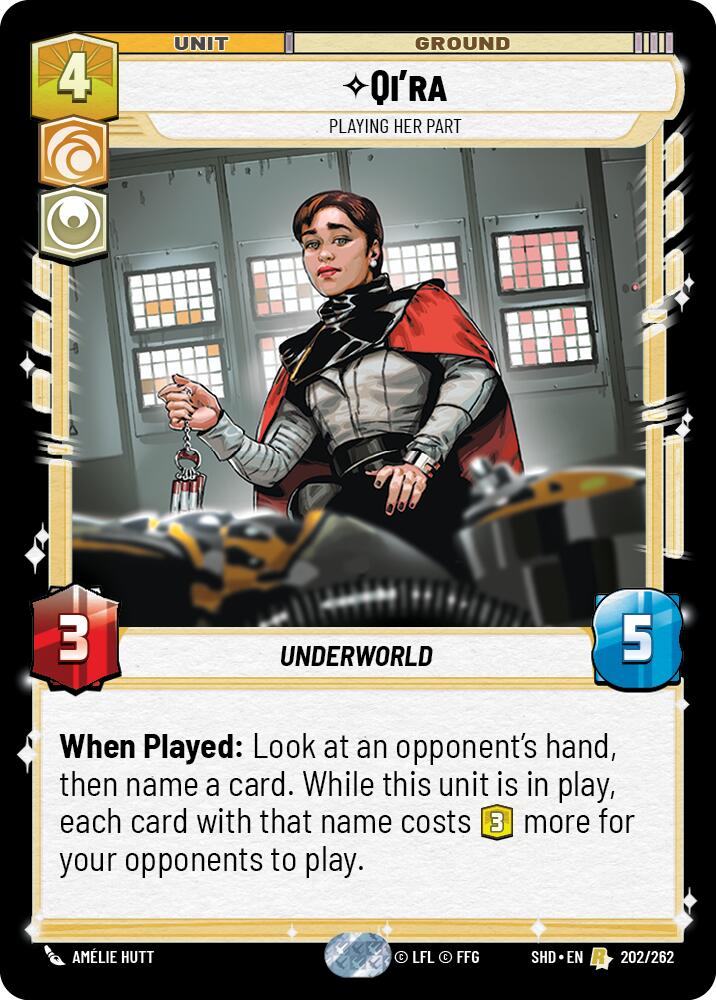 Qi'ra - Playing Her Part (202/262) (202/262) [Shadows of the Galaxy] | Odin's Place