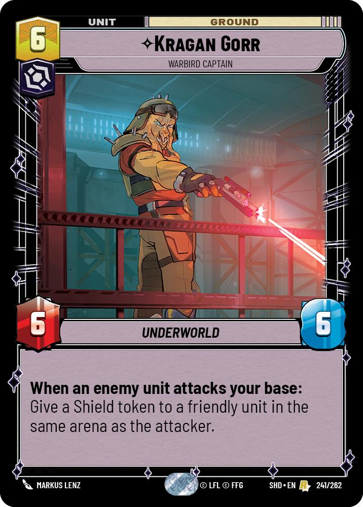 Kragan Gorr - Warbird Captain (241/262) (241/262) [Shadows of the Galaxy] | Odin's Place