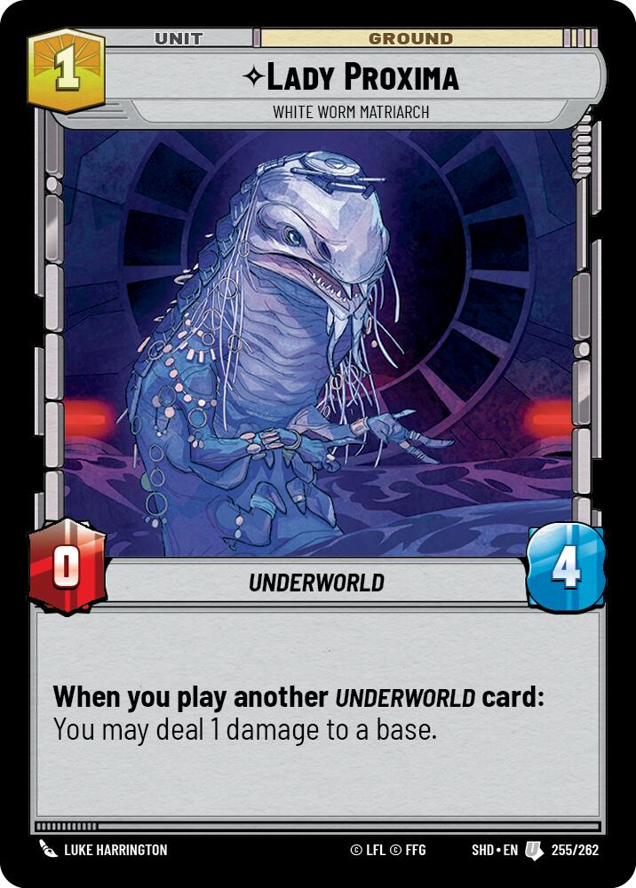 Lady Proxima - White Worm Matriarch (255/262) (255/262) [Shadows of the Galaxy] | Odin's Place