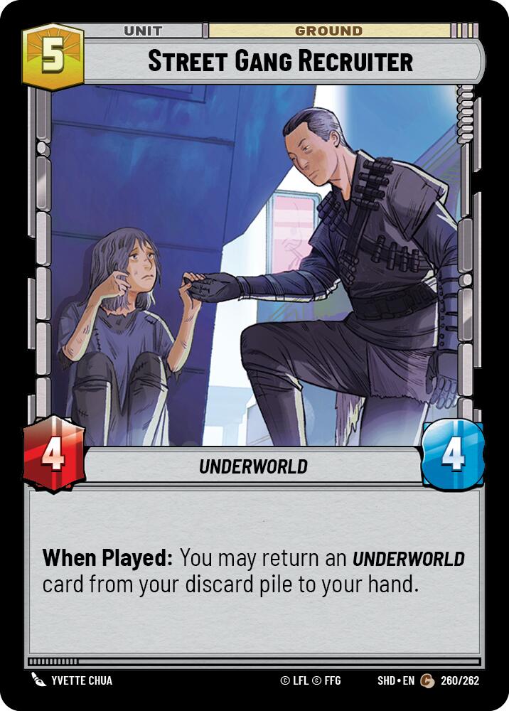 Street Gang Recruiter (260/262) (260/262) [Shadows of the Galaxy] | Odin's Place
