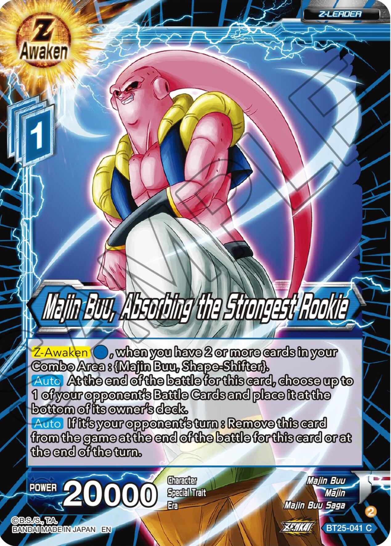 Majin Buu, Absorbing the Strongest Rookie (BT25-041) [Legend of the Dragon Balls] | Dragon's Lair Comics and Fantasy Houston TX