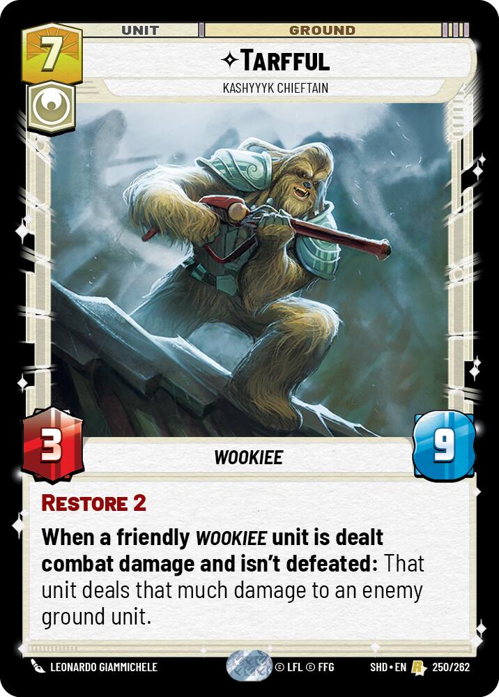 Tarfful - Kashyyyk Chieftain (250/262) (250/262) [Shadows of the Galaxy] | Odin's Place