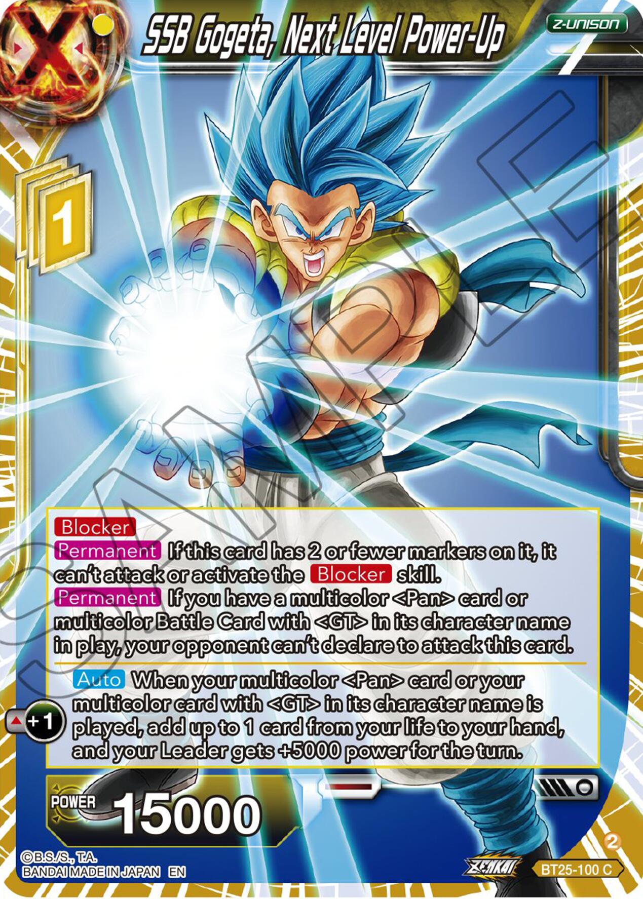 SSB Gogeta, Next Level Power-Up (BT25-100) [Legend of the Dragon Balls] | Dragon's Lair Comics and Fantasy Houston TX