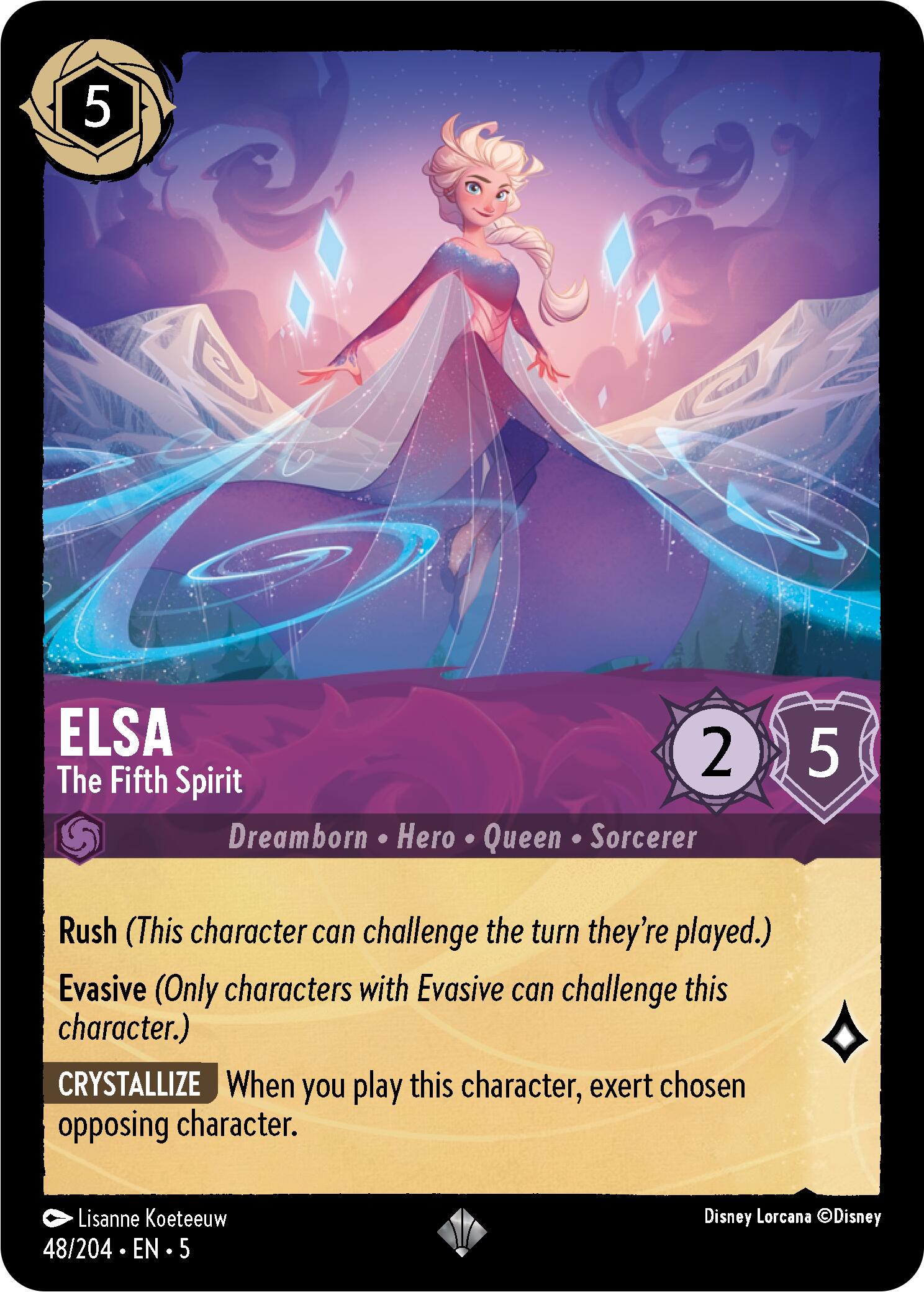 Elsa - The Fifth Spirit (48/204) [Shimmering Skies] | Odin's Place
