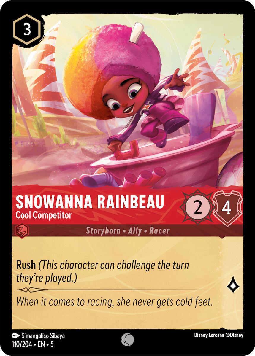 Snowanna Rainbeau - Cool Competitor (110/204) [Shimmering Skies] | Odin's Place