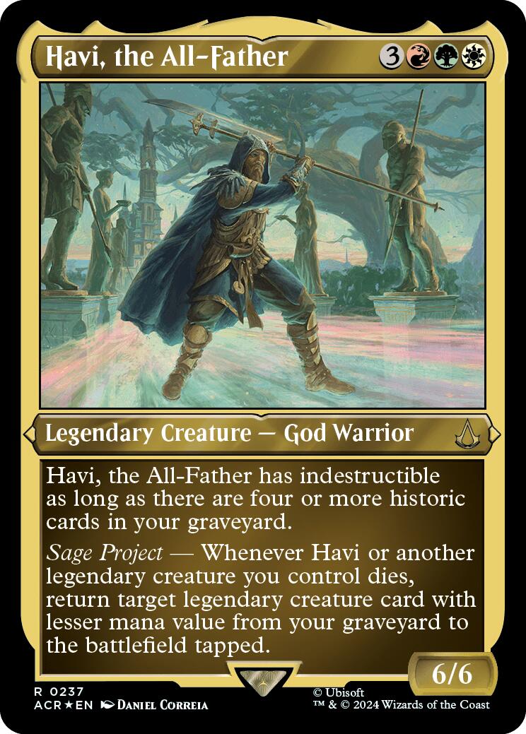 Havi, the All-Father (Foil Etched) [Assassin's Creed] | Dragon's Lair Comics and Fantasy Houston TX