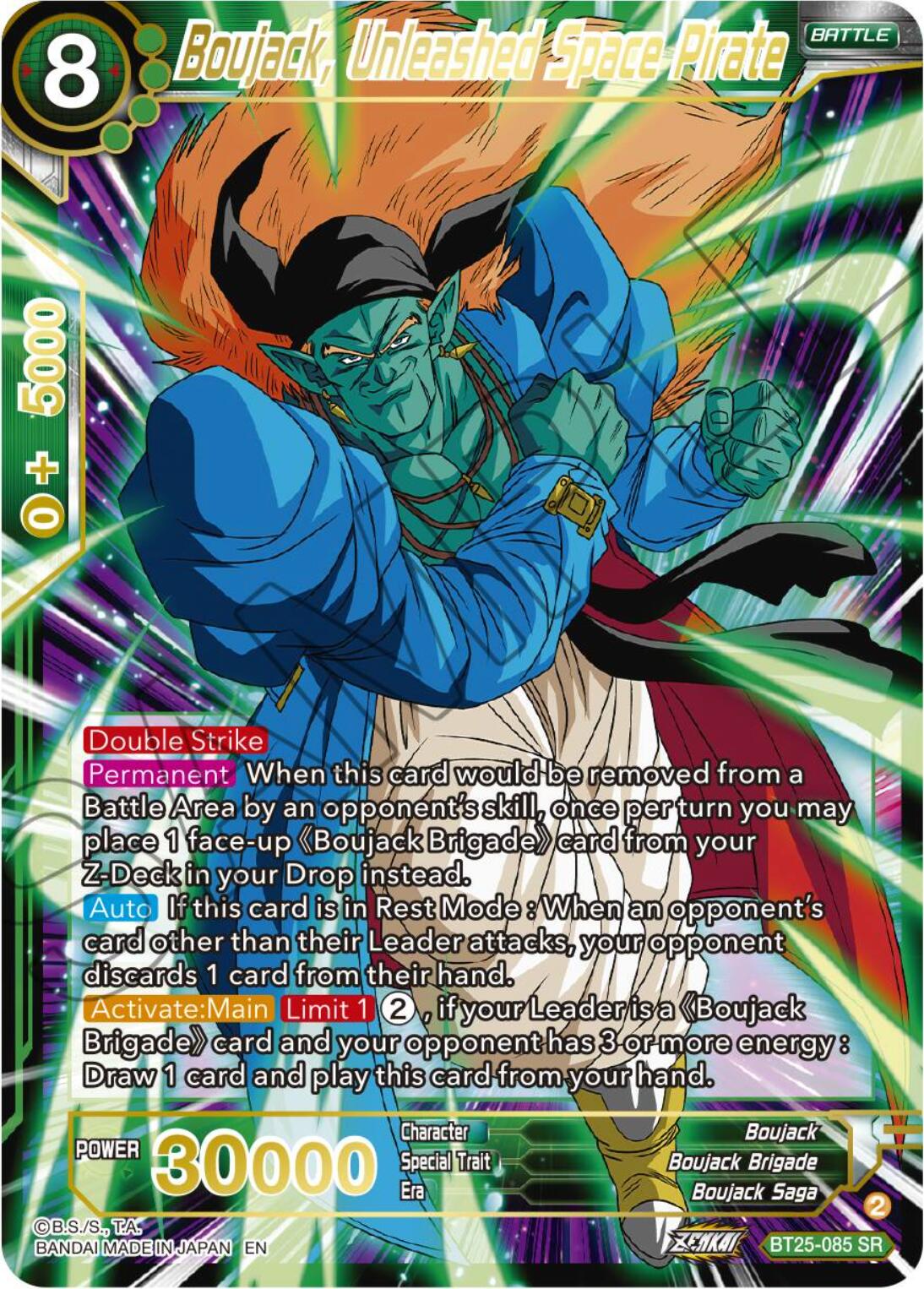 Boujack, Unleashed Space Pirate (BT25-085) [Legend of the Dragon Balls] | Dragon's Lair Comics and Fantasy Houston TX