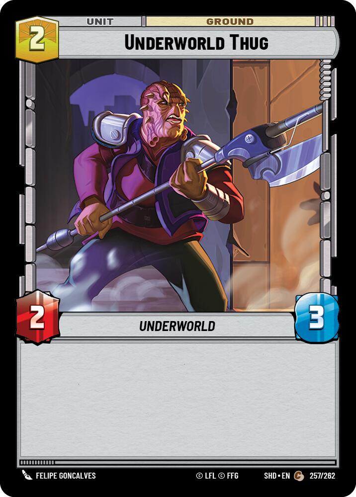 Underworld Thug (257/262) (257/262) [Shadows of the Galaxy] | Odin's Lair