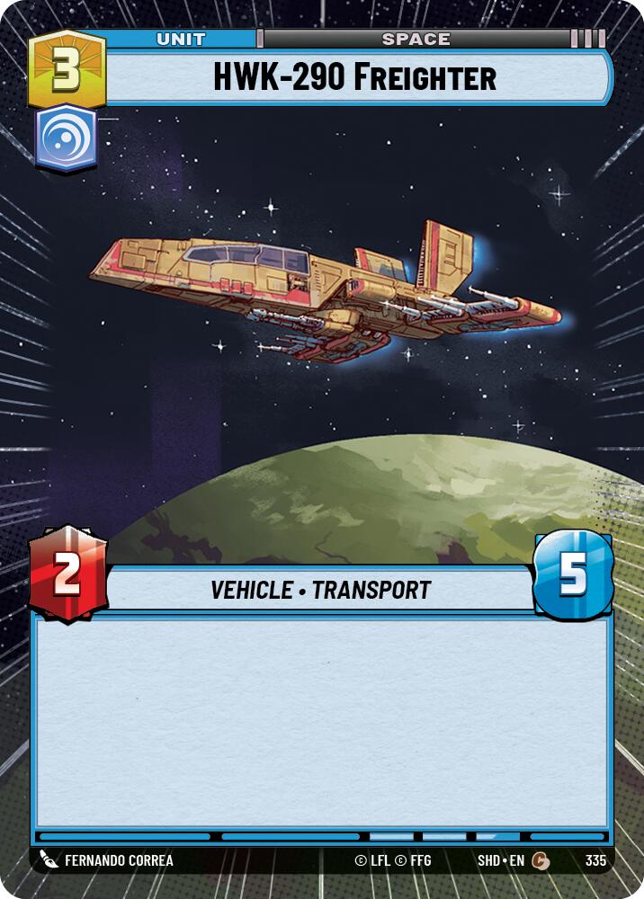 HWK-290 Freighter (335) (Hyperspace) (335) [Shadows of the Galaxy] | Odin's Place
