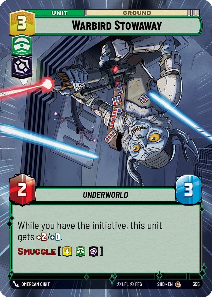 Warbird Stowaway (355) (Hyperspace) (355) [Shadows of the Galaxy] | Odin's Lair