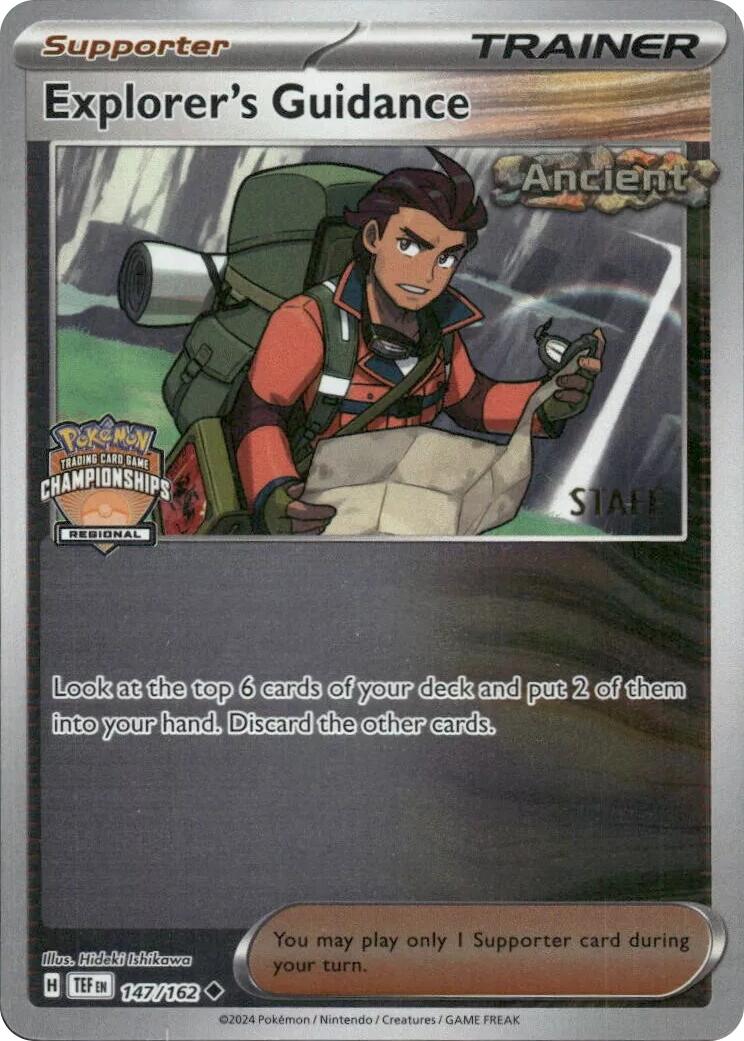 Explorer's Guidance (147/162) (2023 Regional Championships Staff) [League & Championship Cards] | Dragon's Lair Comics and Fantasy Houston TX
