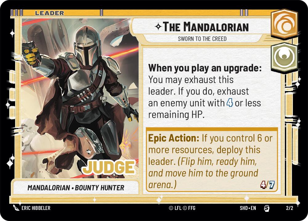 The Mandalorian - Sworn To The Creed (2/2) (Judge Promo) (2/2) [Shadows of the Galaxy Promos] | Odin's Lair