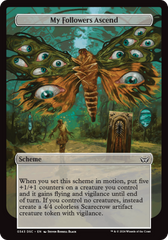 My Followers Ascend (Full Art) [Duskmourn: Archenemy] | Dragon's Lair Comics and Fantasy Houston TX