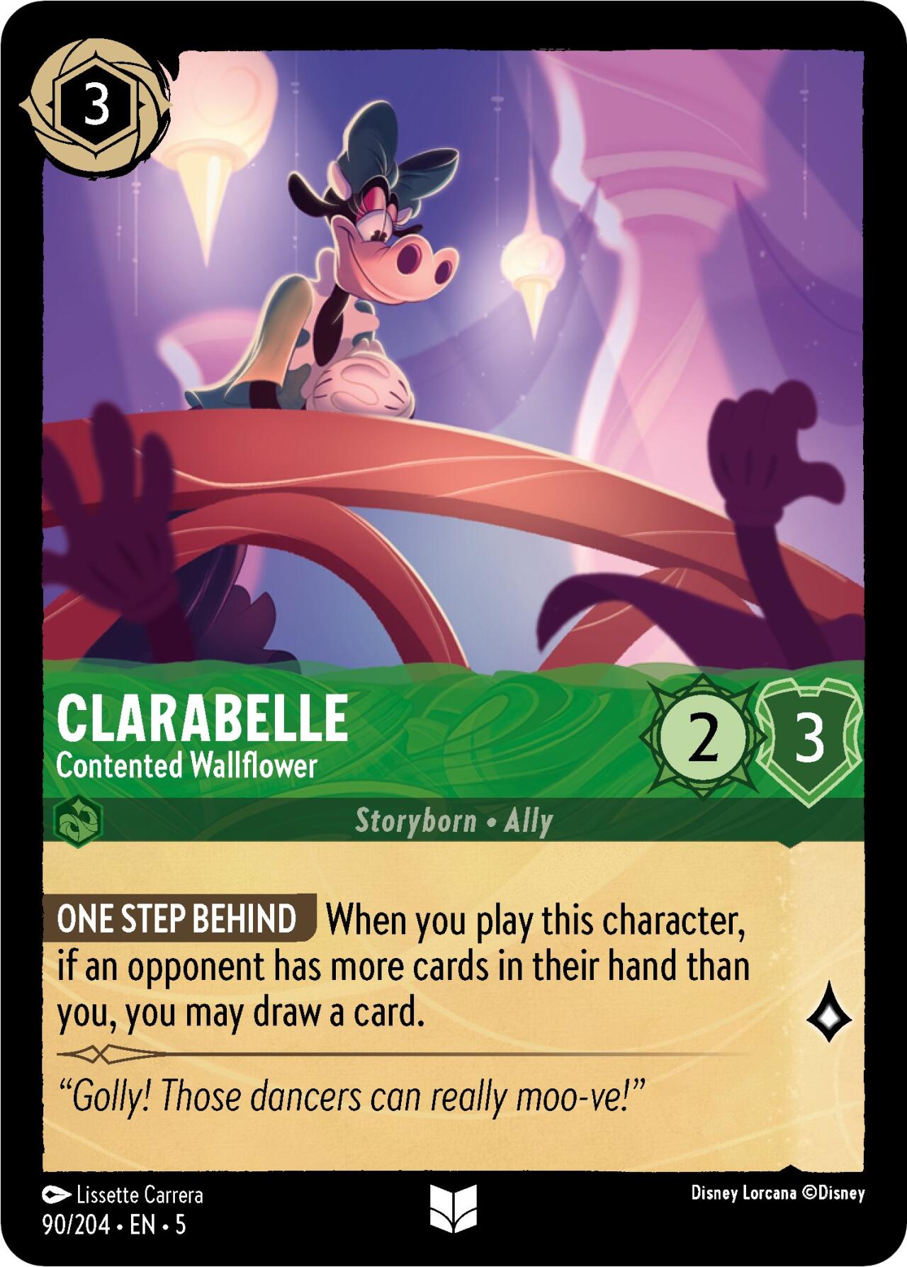 Clarabelle - Contented Wallflower (90/204) [Shimmering Skies] | Odin's Lair