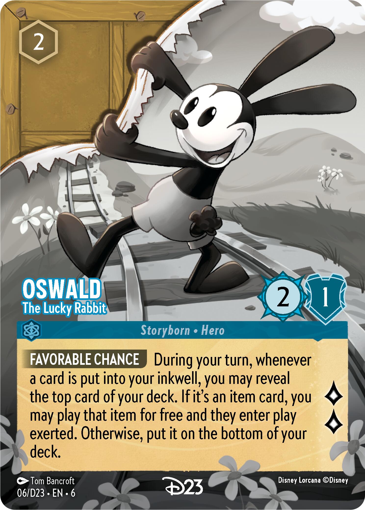 Oswald - The Lucky Rabbit (6) [D23 Promos] | Odin's Place
