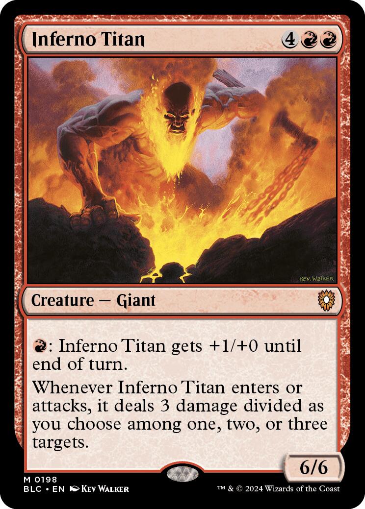 Inferno Titan [Bloomburrow Commander] | Dragon's Lair Comics and Fantasy Houston TX