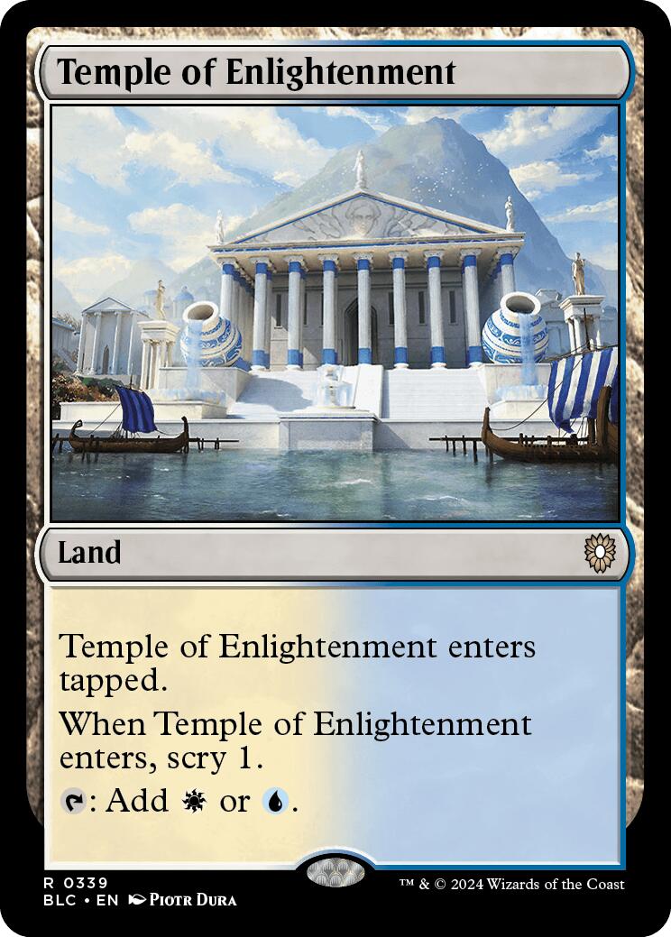 Temple of Enlightenment [Bloomburrow Commander] | Dragon's Lair Comics and Fantasy Houston TX