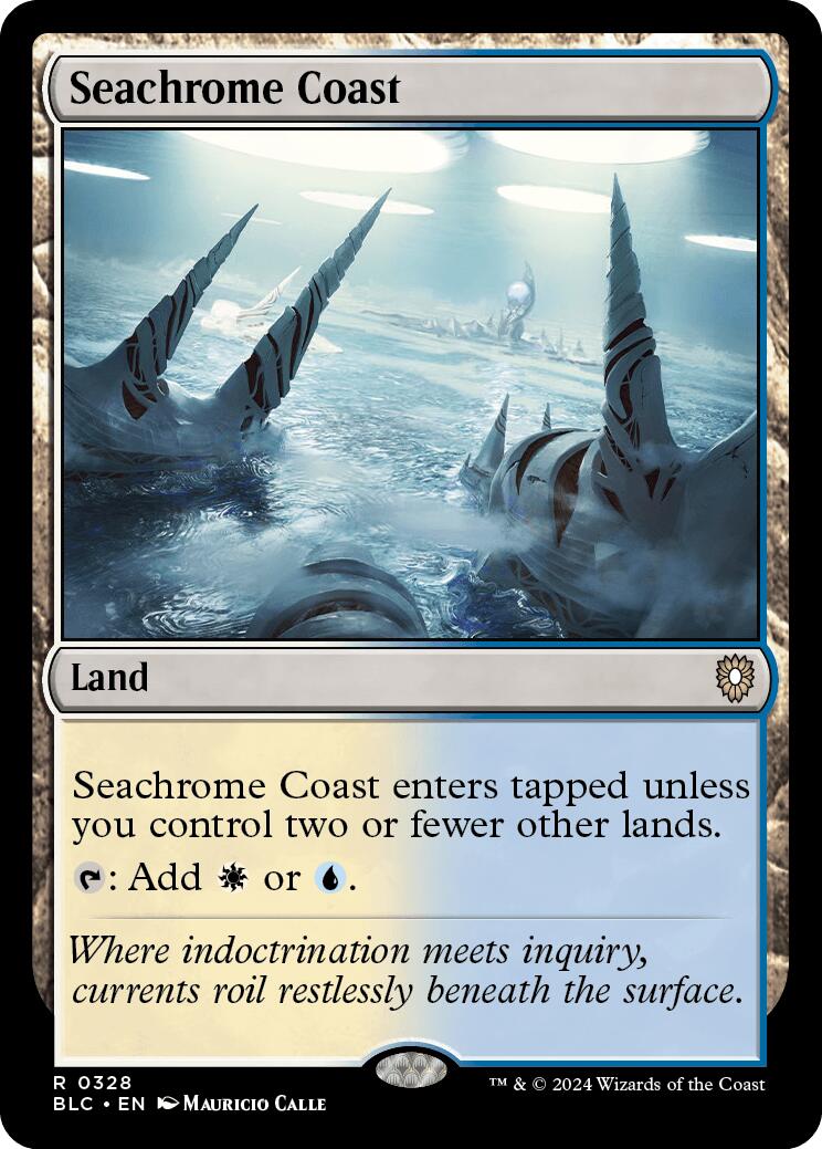 Seachrome Coast [Bloomburrow Commander] | Dragon's Lair Comics and Fantasy Houston TX