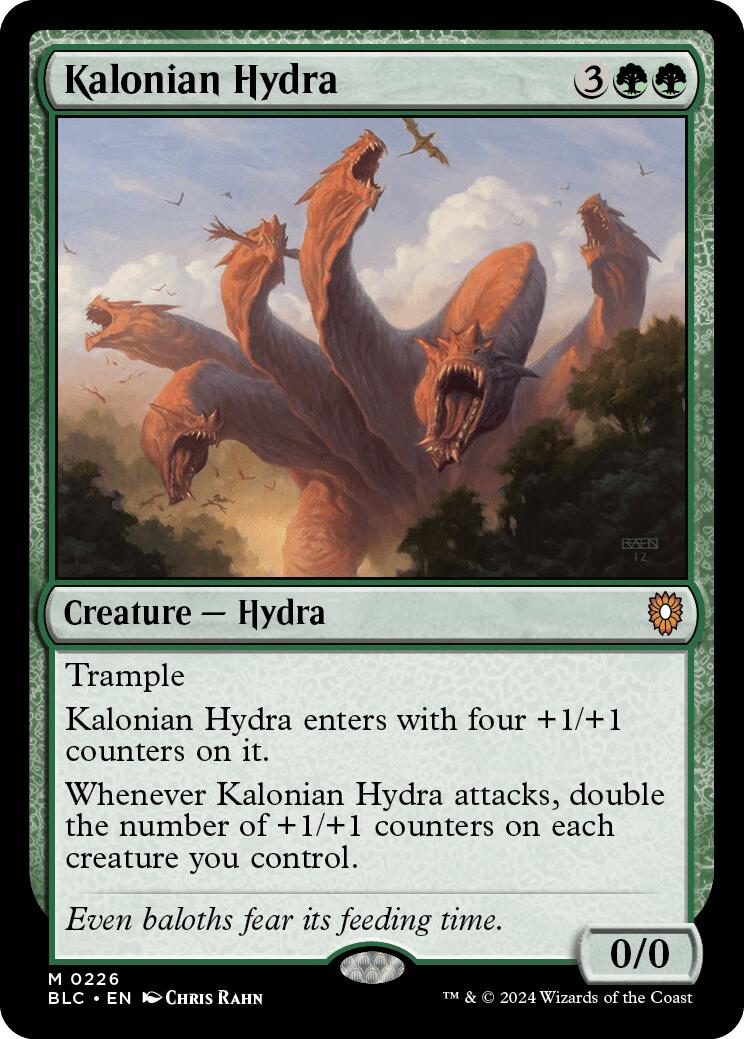 Kalonian Hydra [Bloomburrow Commander] | Dragon's Lair Comics and Fantasy Houston TX