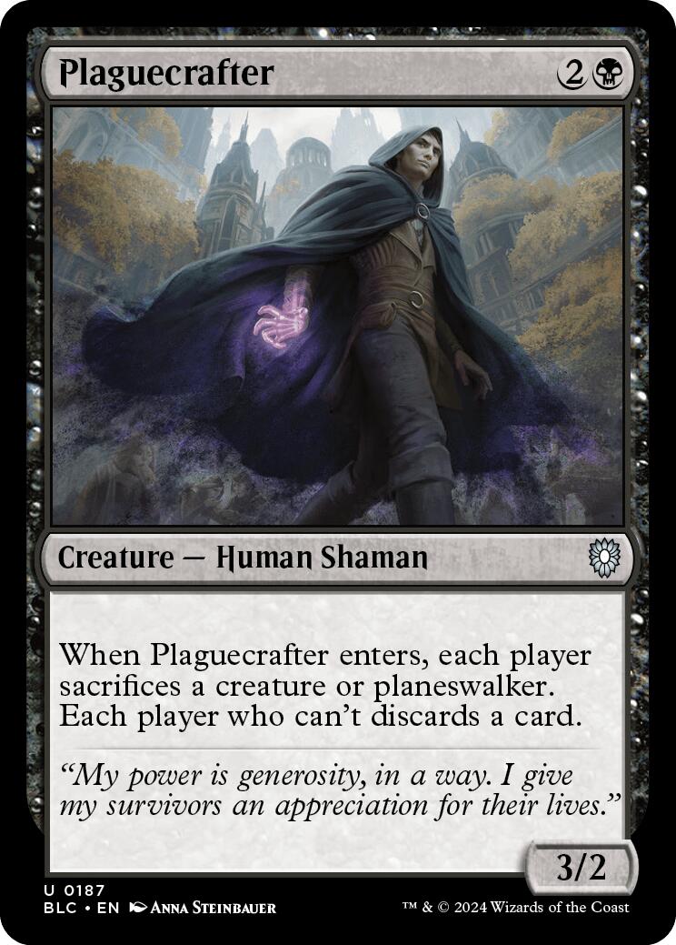 Plaguecrafter [Bloomburrow Commander] | Dragon's Lair Comics and Fantasy Houston TX