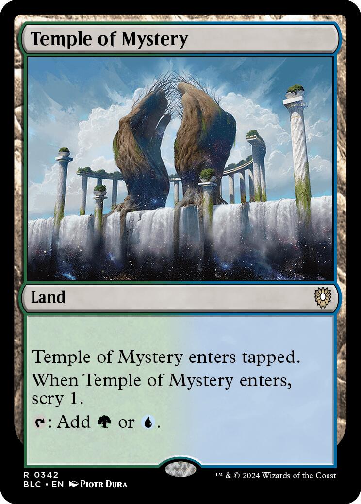 Temple of Mystery [Bloomburrow Commander] | Dragon's Lair Comics and Fantasy Houston TX