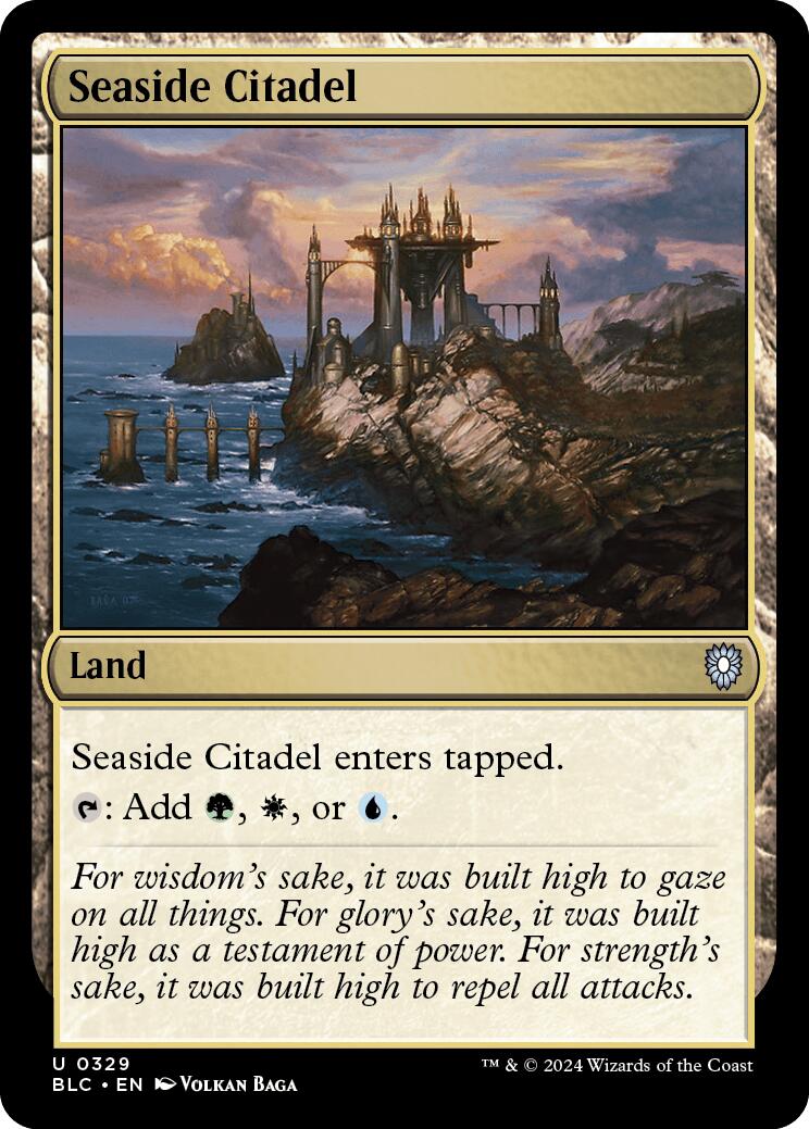 Seaside Citadel [Bloomburrow Commander] | Dragon's Lair Comics and Fantasy Houston TX
