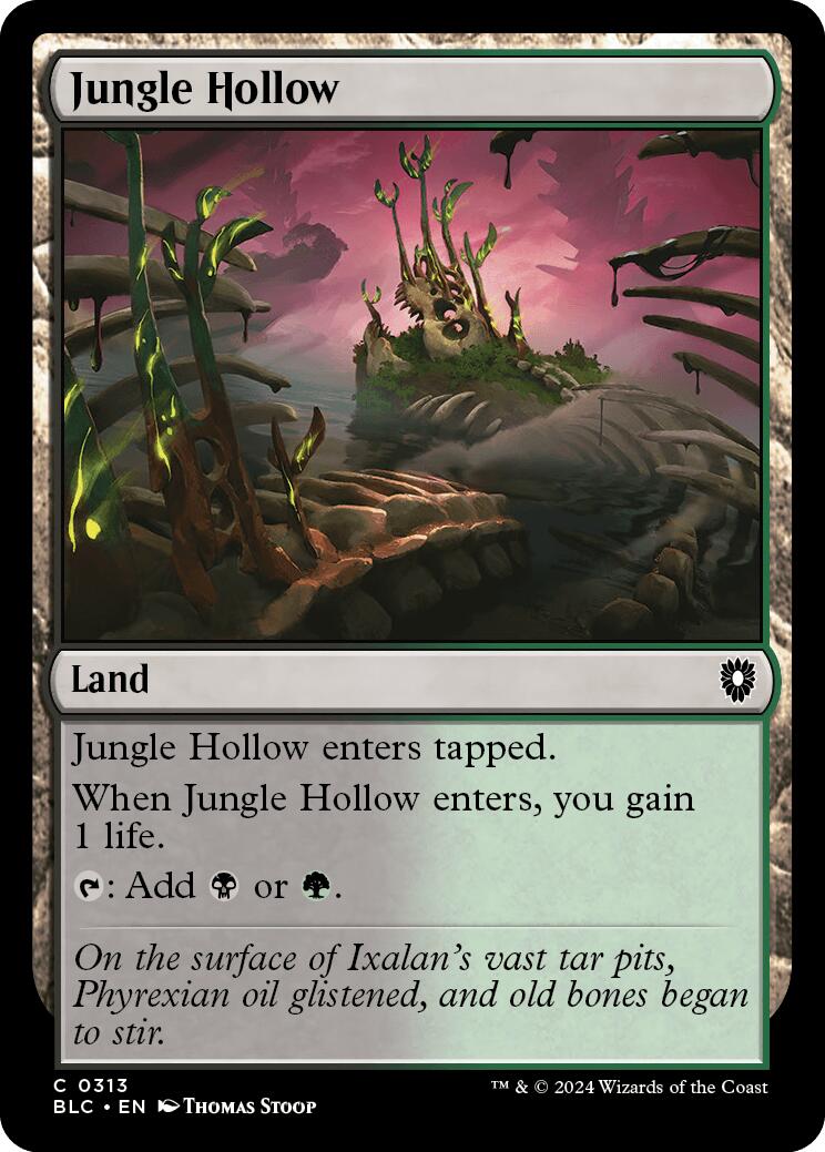 Jungle Hollow [Bloomburrow Commander] | Dragon's Lair Comics and Fantasy Houston TX