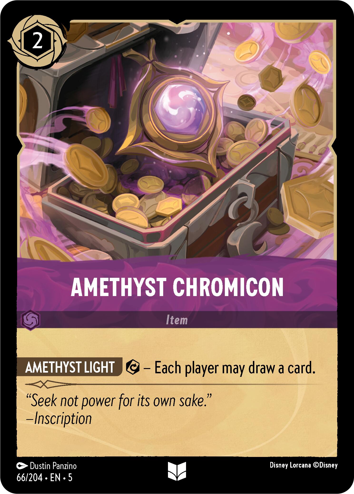 Amethyst Chromicon (66/204) [Shimmering Skies] | Dragon's Lair Comics and Fantasy Houston TX