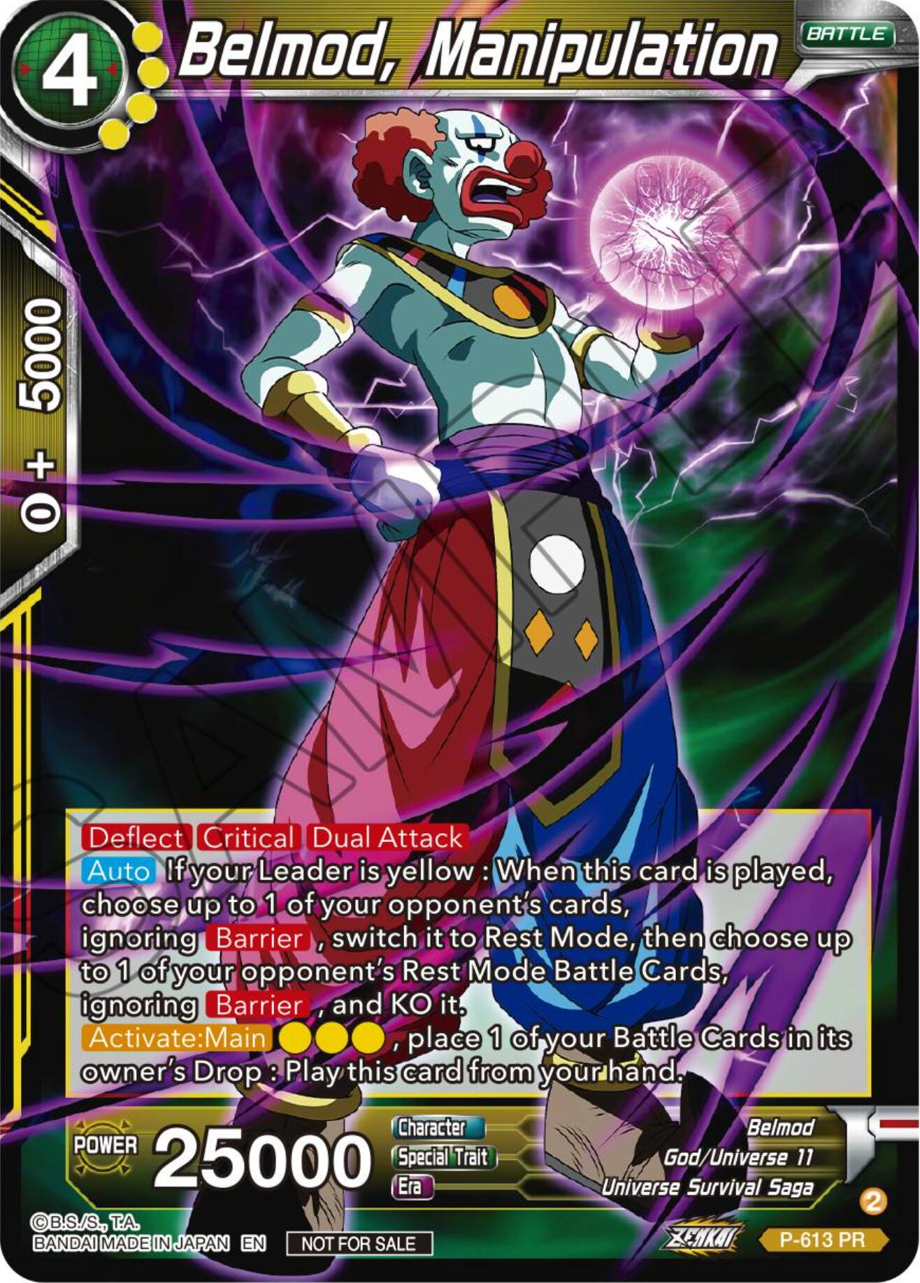 Belmod, Manipulation (Tournament Pack Vol. 8) (P-613) [Promotion Cards] | Dragon's Lair Comics and Fantasy Houston TX