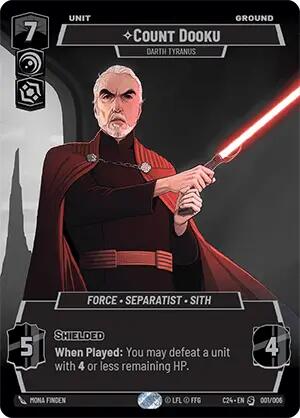 Count Dooku - Darth Tyranus (001/006) (2024 Convention Exclusive) (001/006) [Miscellaneous] | Odin's Lair