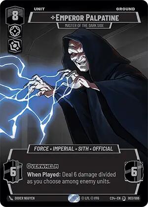 Emperor Palpatine - Master of the Dark Side (003/006) (2024 Convention Exclusive) (003/006) [Miscellaneous] | Odin's Lair