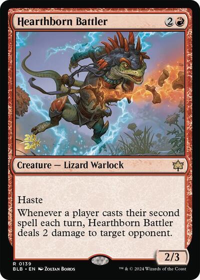 Hearthborn Battler [Bloomburrow Prerelease Promos] | Dragon's Lair Comics and Fantasy Houston TX