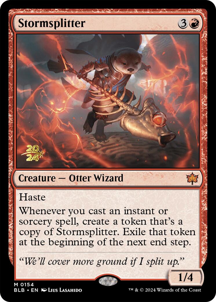 Stormsplitter [Bloomburrow Prerelease Promos] | Dragon's Lair Comics and Fantasy Houston TX