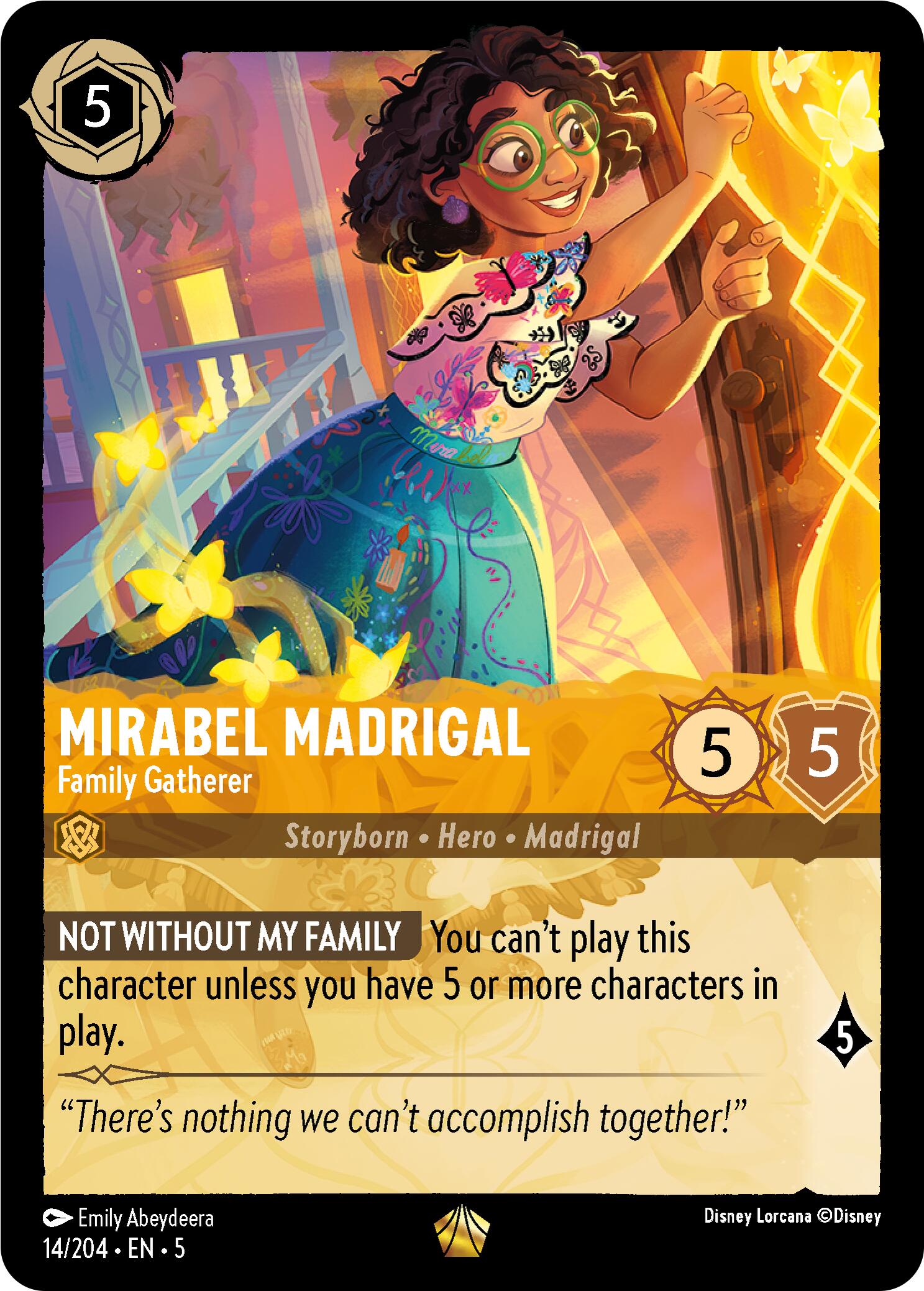 Mirabel Madrigal - Family Gatherer (14/204) [Shimmering Skies] | Odin's Lair