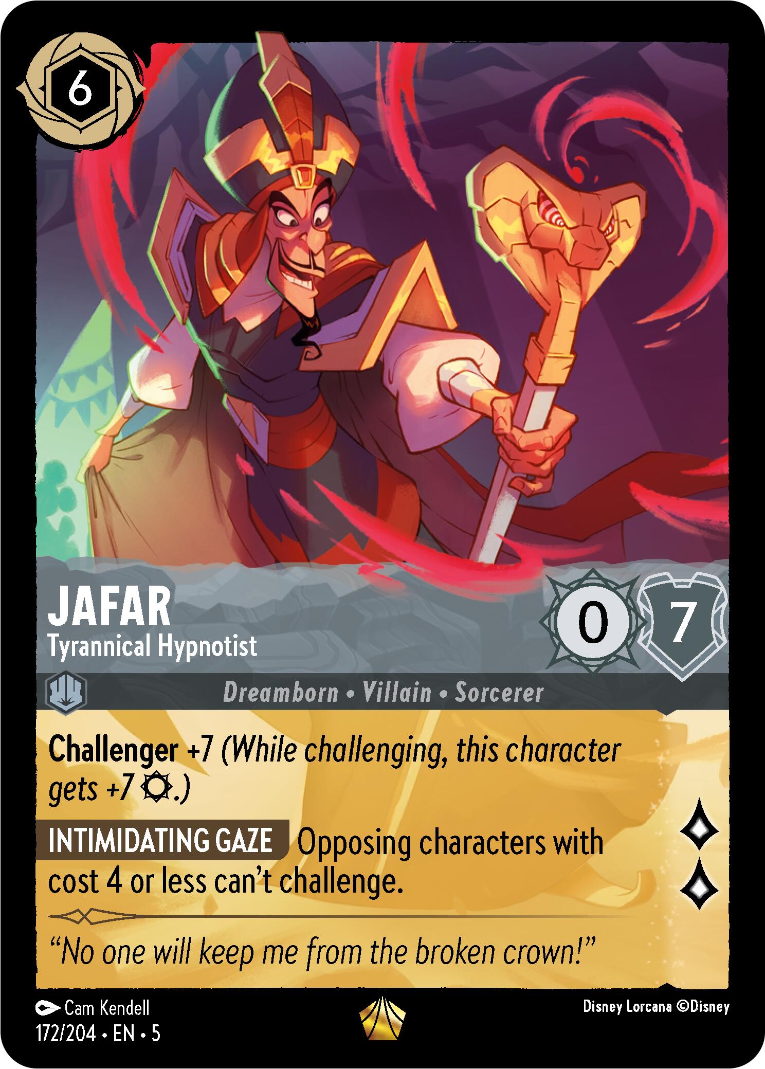 Jafar - Tyrannical Hypnotist (172/204) [Shimmering Skies] | Odin's Lair