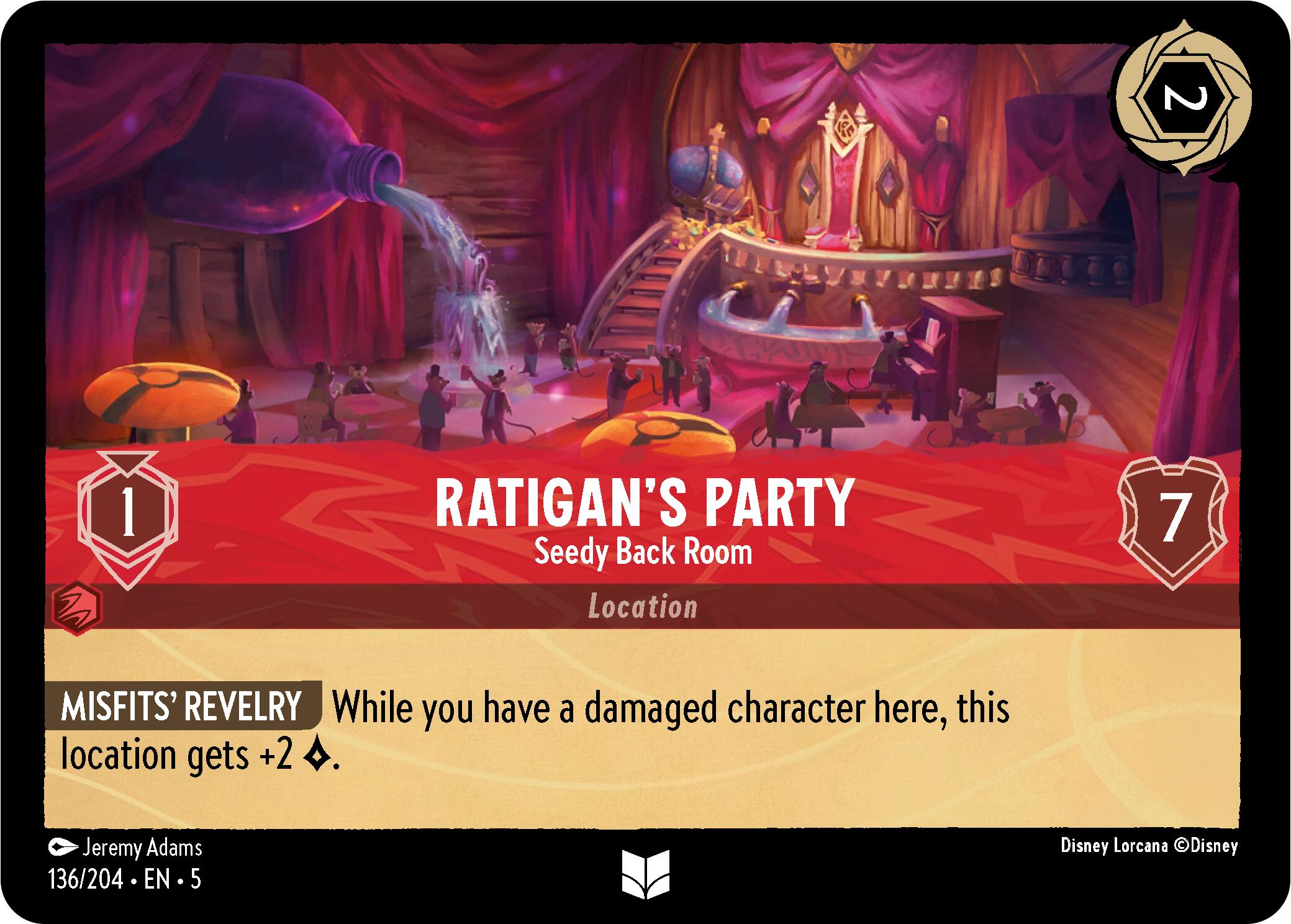 Ratigan's Party - Seedy Back Room (136/204) [Shimmering Skies] | Odin's Lair