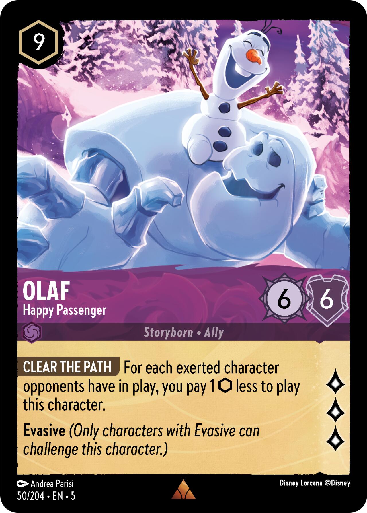 Olaf - Happy Passenger (50/204) [Shimmering Skies] | Odin's Lair