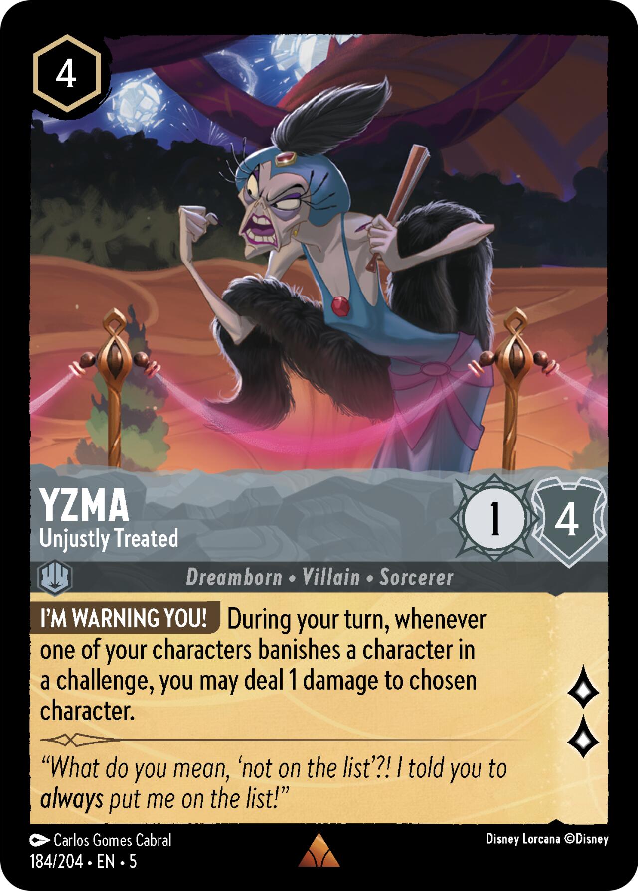 Yzma - Unjustly Treated (184/204) [Shimmering Skies] | Odin's Lair